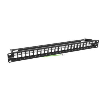 لوحة باتش بانل محمية DS-1CP0P24-1Uعدد 24 منفذ – ارتفاع 1U