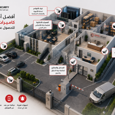 أفضل أماكن تركيب كاميرات المراقبة للحصول على أعلى تغطية