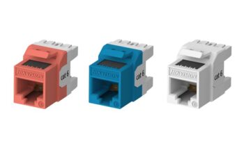Hikvision DS-1CK6U180T Cat6 180 Degree Punch Down Keystone Jack