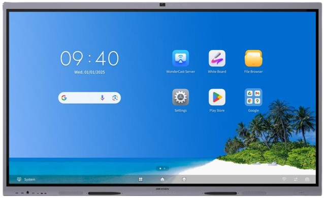 R9中端款带摄像头1-removebg-preview Hikvision DS-D5B75RB/FP 75 Inch 4K Interactive Display