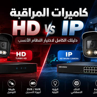 الفرق بين كاميرات HD وIP | أيهما أفضل؟ – Control Security